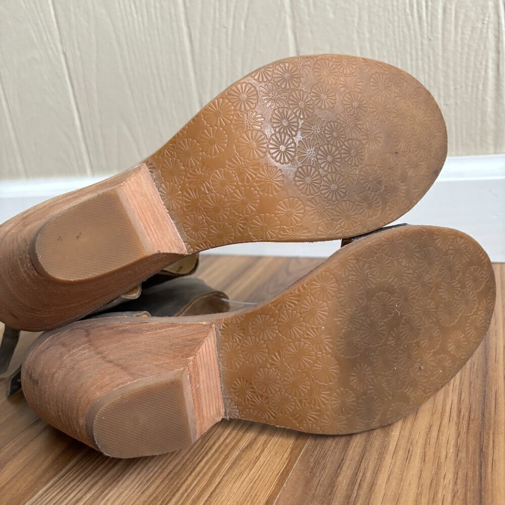 Koolaburra by Ugg Leather Peonie Ankle Cuff Sandal Boho - Picture 8 of 12